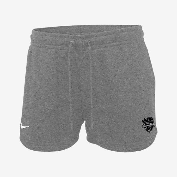 Grey Soccer Short Sleeve Shorts. Nike